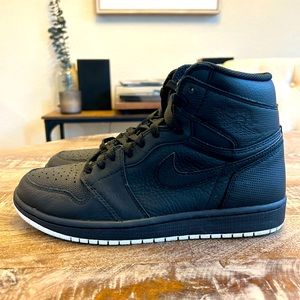 Jordan 1 Retro Black Perforated